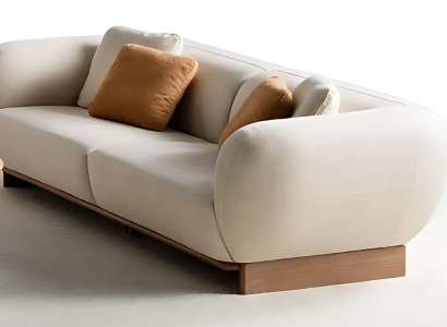 Sofa mit ergonomischer Polsterung – Ideal für lange Sitzstunden.