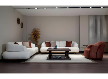 Sofagarnitur Sofa Couch Set Wohnlandschaft Modern Komfort Elegant