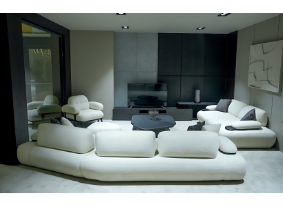 Sofa Wohnlandschaft Ecksofa Couch Modern Wohnzimmersofa Komfortabel