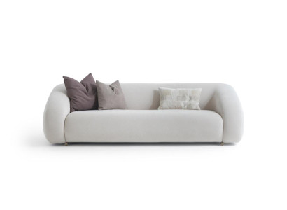 Sofa 3 Sitzer Couch Polster Sofas Couchen Wohnzimmer Design Textil Stoff