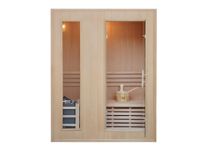 Umweltfreundliche traditionelle Dampfsauna aus Massivholz Sauna für zu Hause