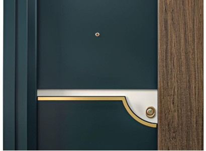 Dunkelblaue Komplette Tür Designer Eingangstür Hotel Metalltüren