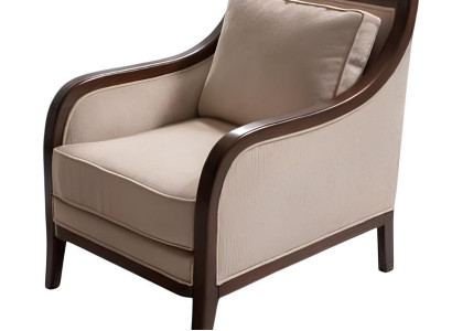 Stilvoller Sessel in Beige für gemütliche Räume