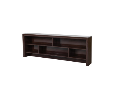 Rückwandkonsole für Sofa brauner Bücherschrank Wohnzimmermöbel