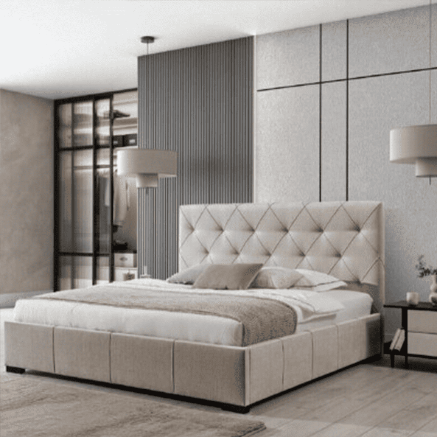 cama branca